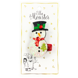CHRISTMAS GLITTER SNOWMAN