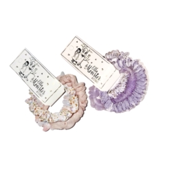 PRETTY PASTEL SCRUNCHIES PURPLE - 3'ER PACK