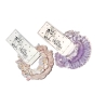 PRETTY PASTEL SCRUNCHIES PURPLE - 3'ER PACK