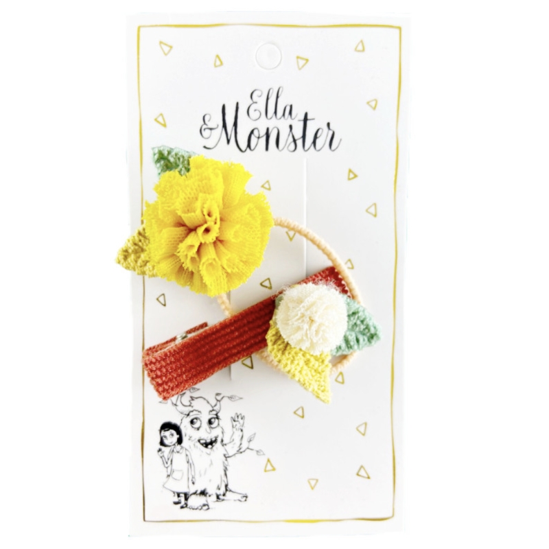 ROMANTIC FLOWER SET YELLOW