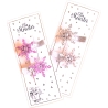 HAIR CLIP GLITTER SNOWFLAKE PURPLE