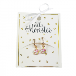 RAINBOW UNICORN CLIP OHRRINGE